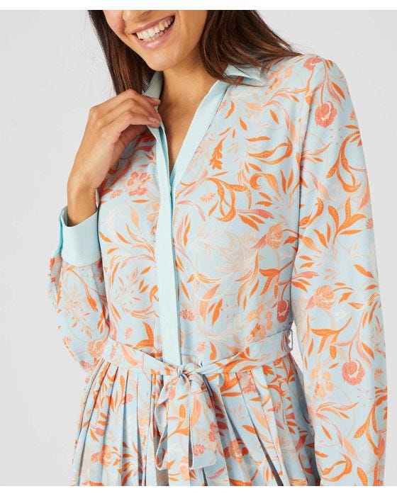 Damart Printed Shirt Dress