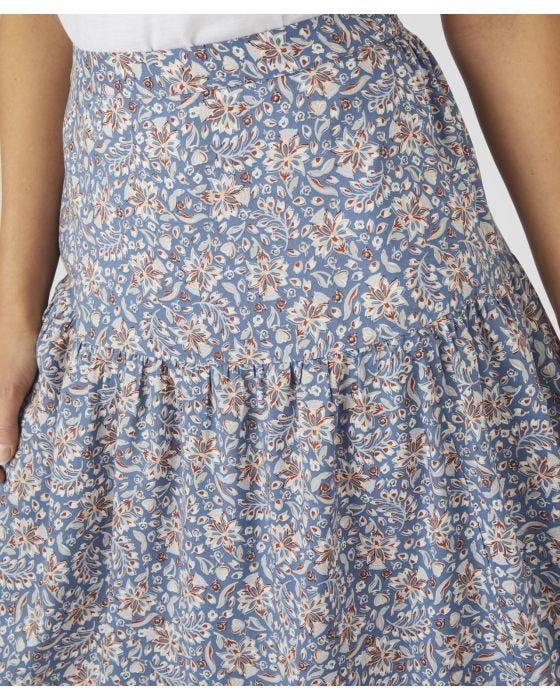 Damart Printed Tierred Skirt