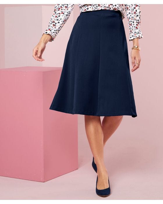 damart Pull-on Flare Skirt