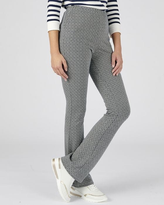 Damart Pull-on Jacquard Trousers