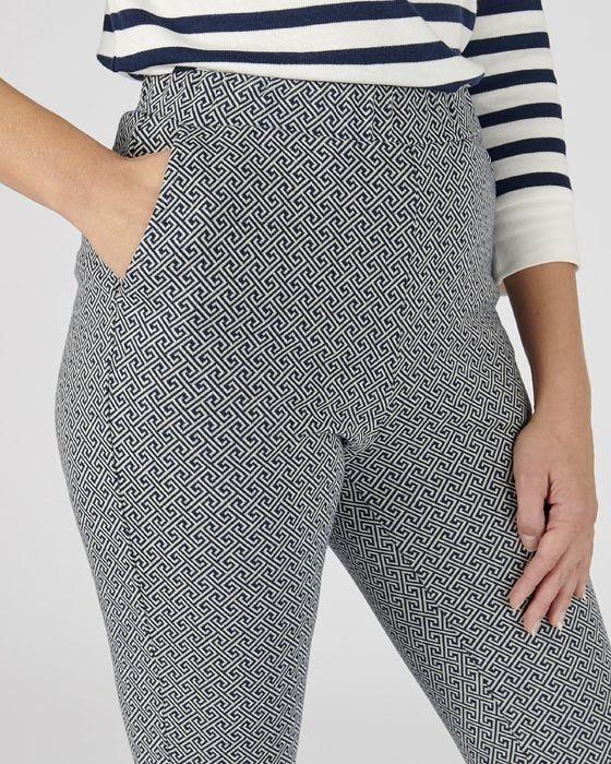 Damart Pull-on Jacquard Trousers