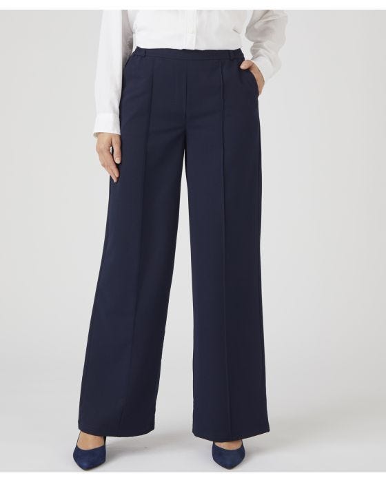 Damart Pull-on Wide-leg Trousers