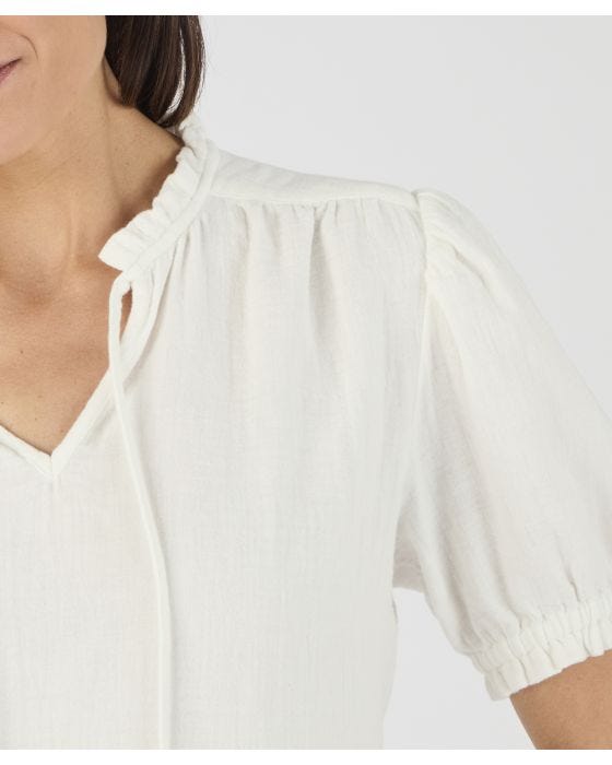 Damart Pure Cotton Tunisian Style Blouse