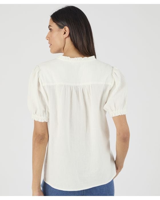 Damart Pure Cotton Tunisian Style Blouse