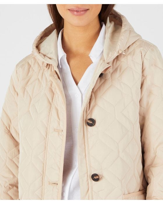 Damart Quilted Hooded Parka