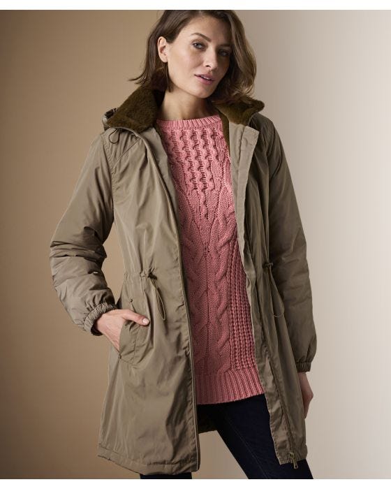 Damart Rain Bouncer Faux Fur Lined Parka