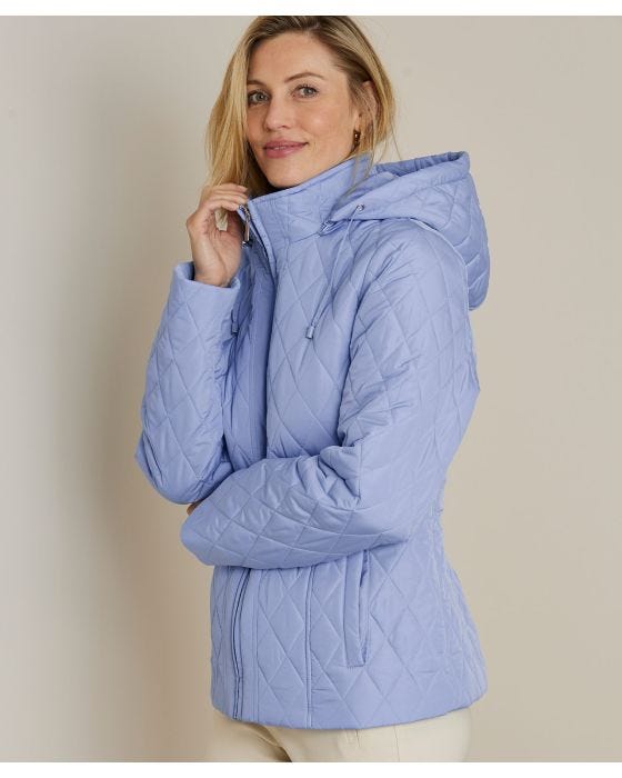 Damart Rain Bouncer Quilted High Neck Parka