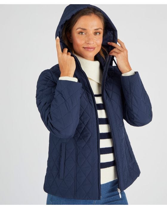 damart Rain Bouncer Quilted High Neck Parka