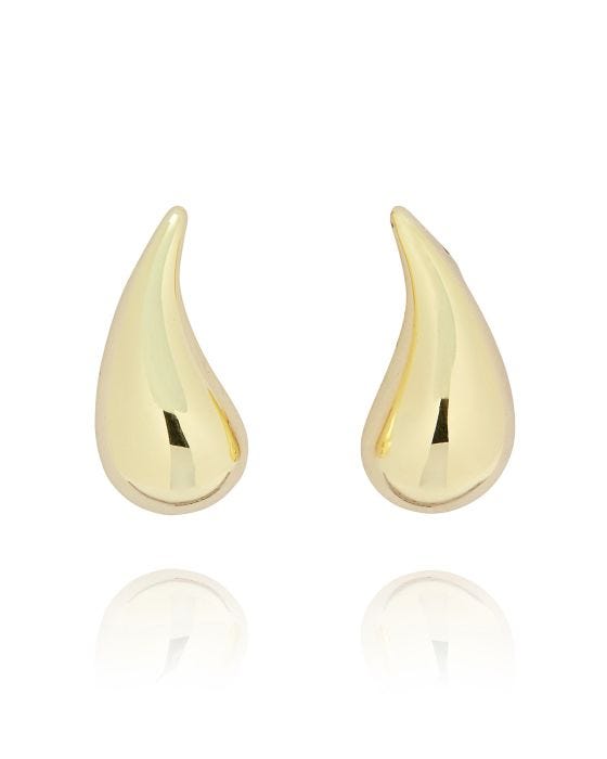 Damart Raindrop Necklace And Earring Set