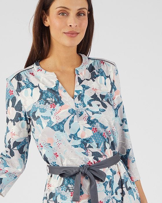 Damart Recycled Print Dress