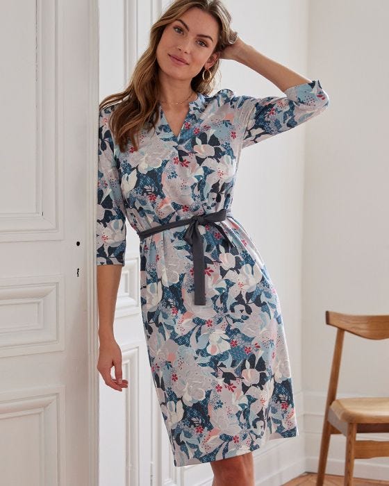 damart Recycled Print Dress