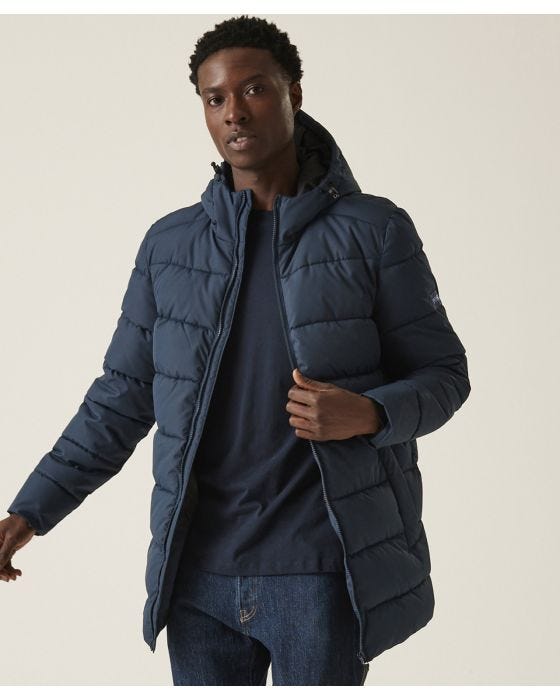 Damart Regatta Lakiver Long Quilted Mens Coat