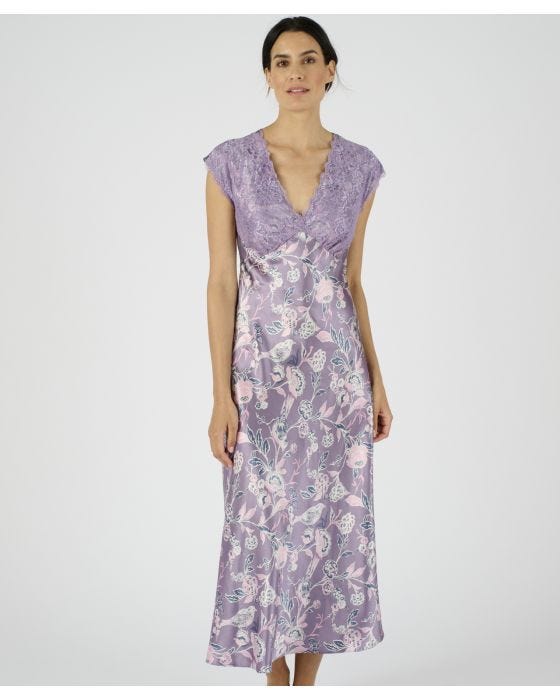 Damart Satin Print Nightdress
