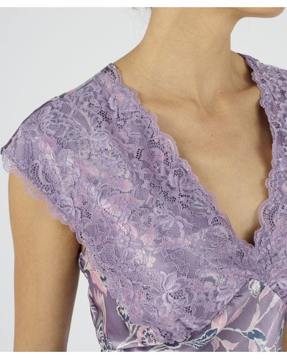 Damart Satin Print Nightdress