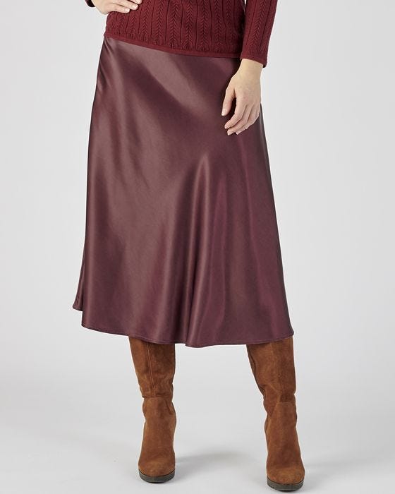 damart Satin Slip Skirt