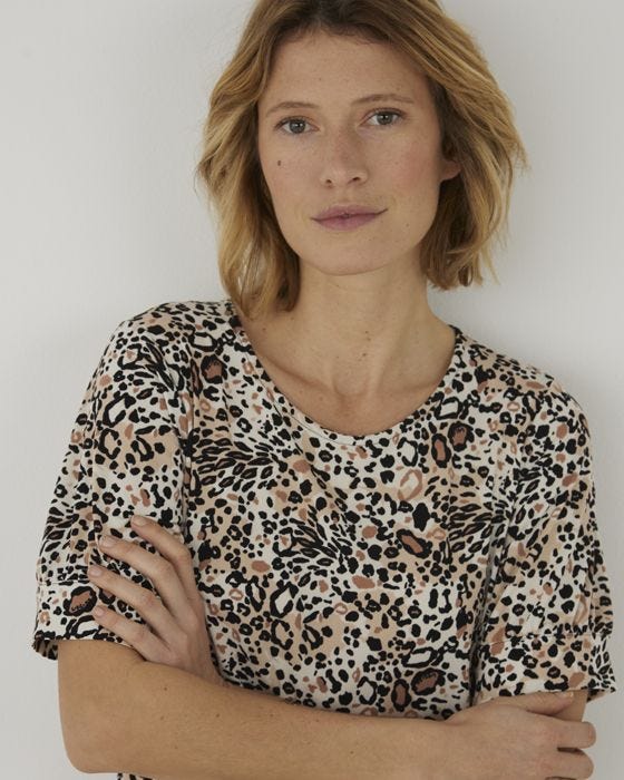 Damart Scoop Neck Short Sleeved T-shirt