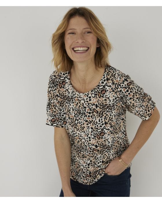 damart Scoop Neck Short Sleeved T-shirt