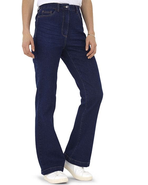 damart Secret Stretch Denim Slim Flares