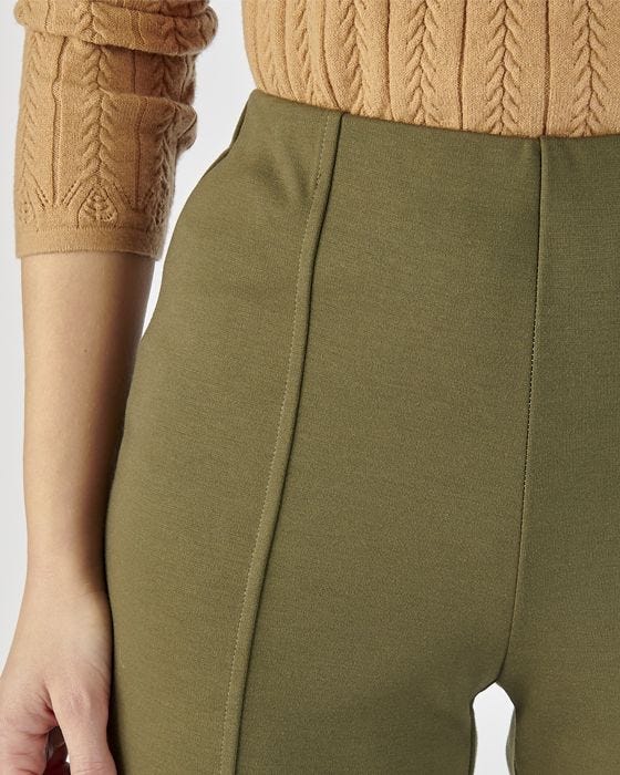 Damart Secret Stretch Ponte Straight-Leg Trousers