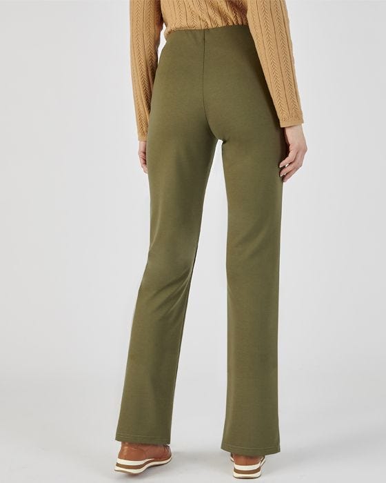 Damart Secret Stretch Ponte Straight-Leg Trousers