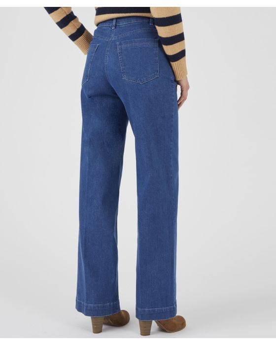 Damart Secret Stretch Wide Leg Jeans
