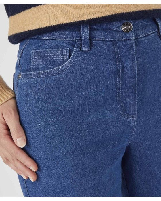 Damart Secret Stretch Wide Leg Jeans