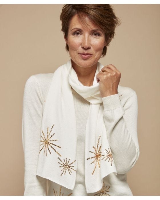 damart Sequin Scarf
