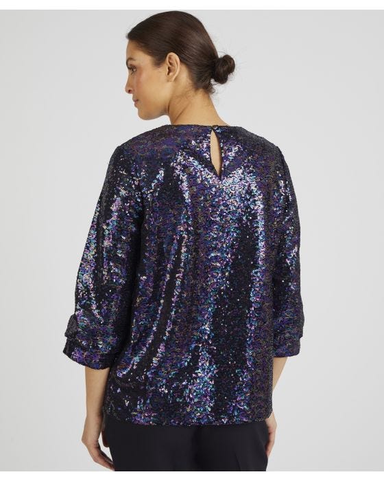 Damart Sequin Top