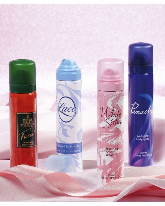 damart Set of 4 Body Sprays