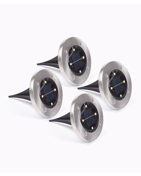 Damart Set Of 4 Solar Path Lights