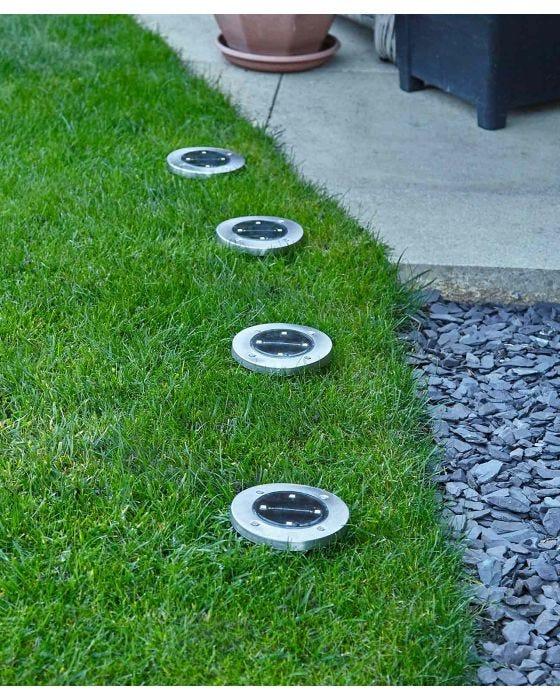 Damart Set Of 4 Solar Path Lights