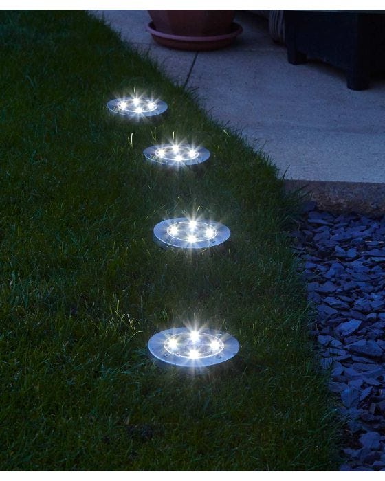 damart Set of 4 Solar Path Lights