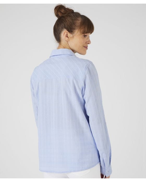 Damart Sheer Check Blouse