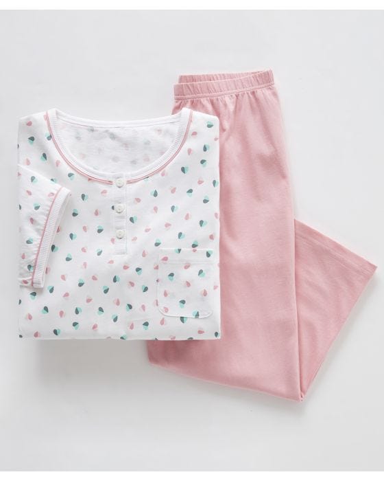 Damart Short Sleeve Cropped Pyjamas