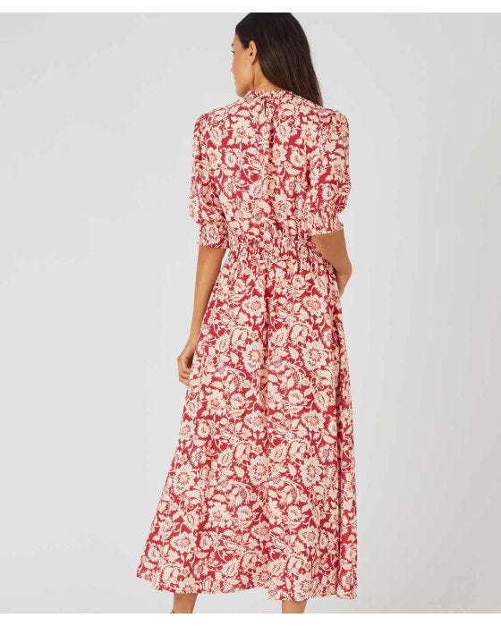 Damart Short Sleeve Elasticated Waist Dress