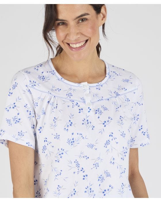 Damart Short Sleeve Jersey Pyjamas