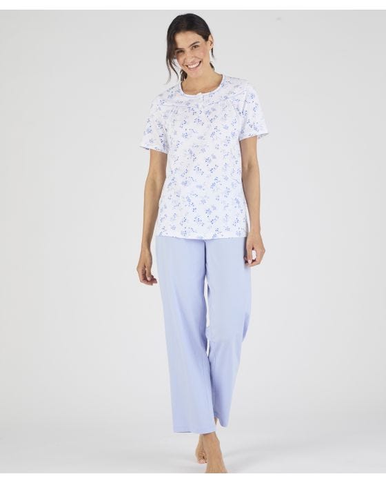 damart Short Sleeve Jersey Pyjamas