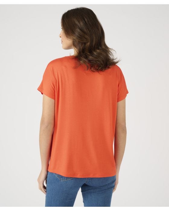 Damart Short Sleeve Sequin T-shirt