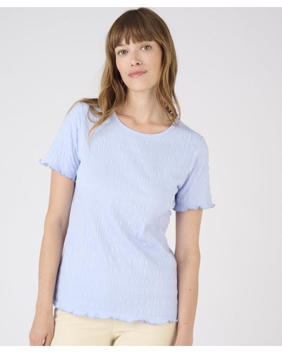 Damart Short Sleeved Crinkle T-shirt