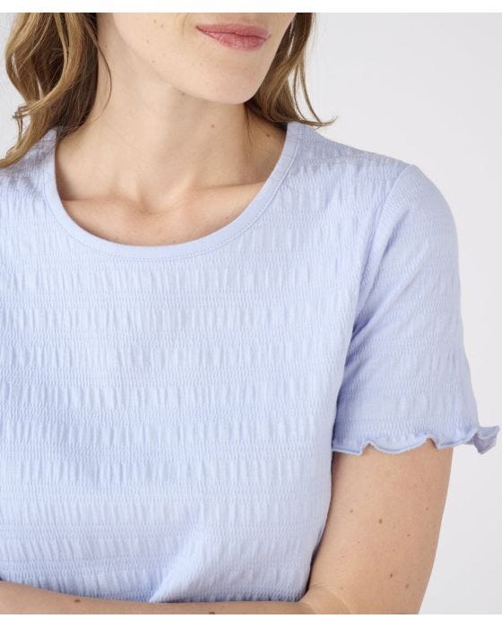 Damart Short Sleeved Crinkle T-shirt