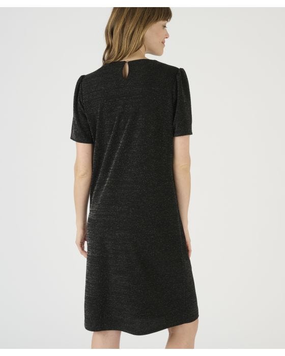 Damart Short Sleeved Gathered Neck Slinky Dress