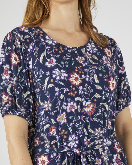 Damart Short Sleeved Stretch Jersey Dress