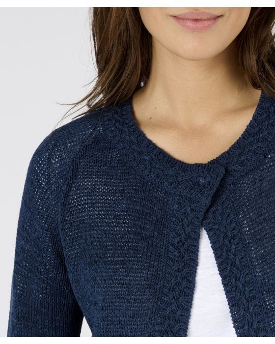 Damart Single Button Cardigan