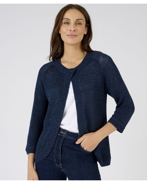 damart Single Button Cardigan