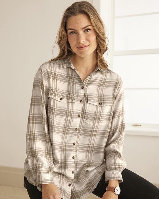 damart Skin Soft Check Shirt