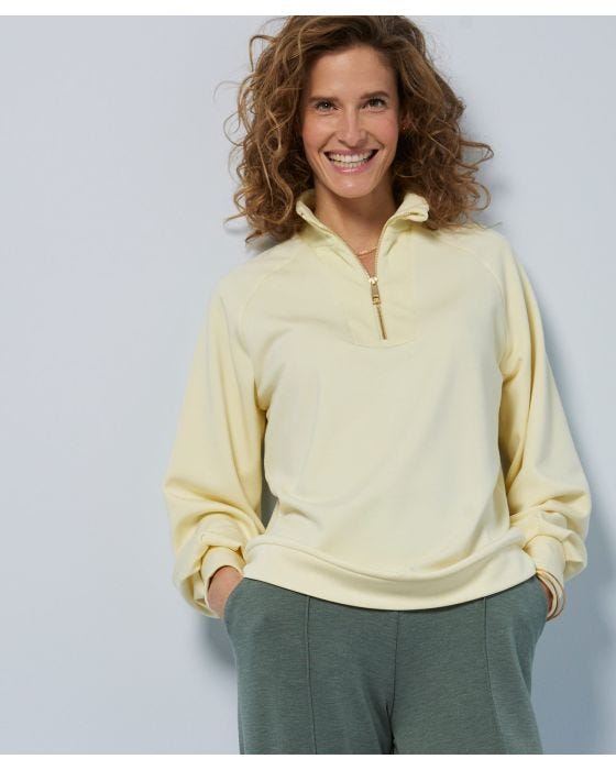 damart Skin Soft Fleece Sweatshirt