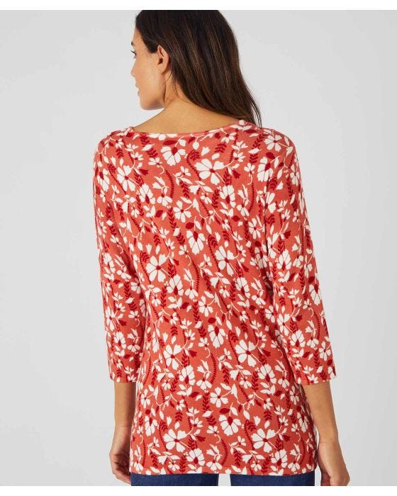 Damart Skin Soft Floral Print Jumper