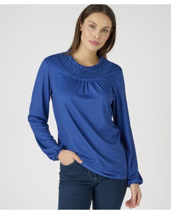 damart Skin Soft Long Sleeved Printed Top