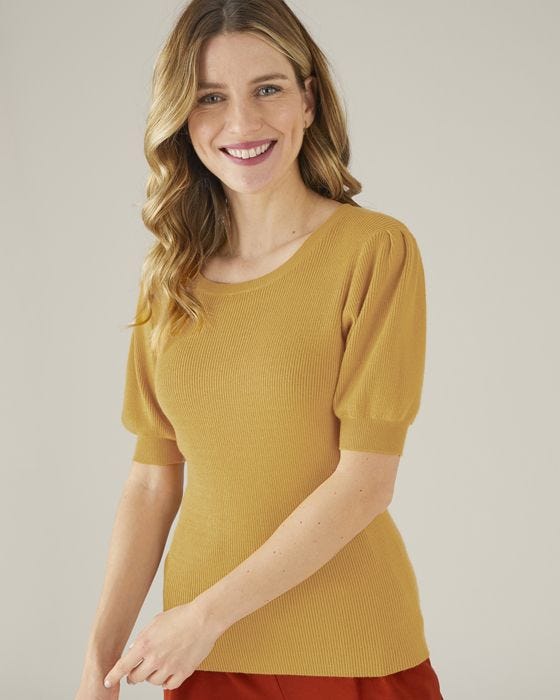 damart Skin Soft Puff Sleeve Jumper