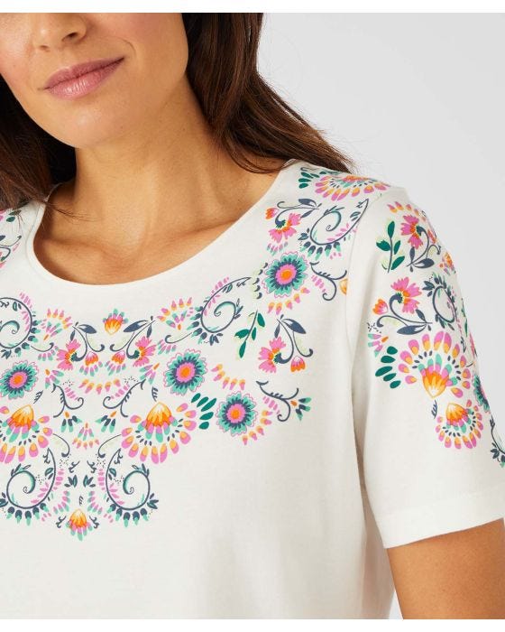 Damart Skin Soft Scoop Neck T-shirt